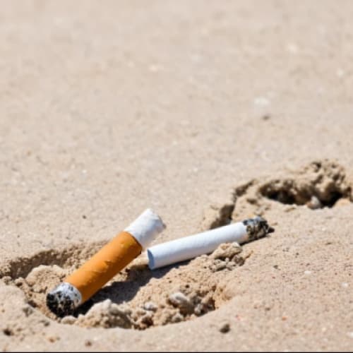 The Cigarette on the Beach