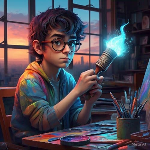 Benny,s magical paint brush