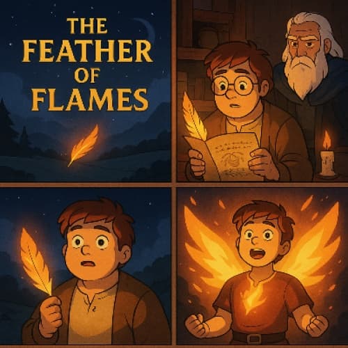 The feathers of flames