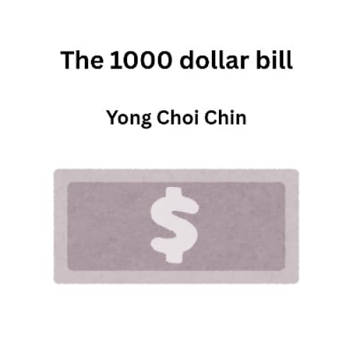 The 1000 dollar bill
