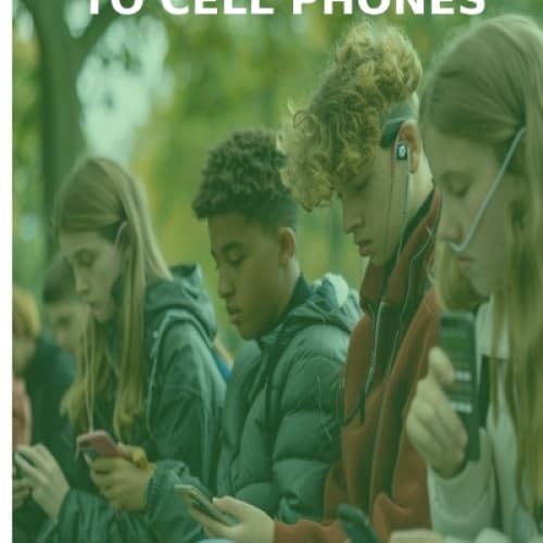 Children glued to cell phones