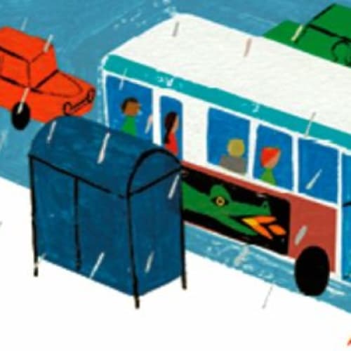 The Bus Stop on Maple Street