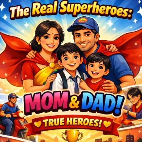 The Real Superheroes: Mom and Dad