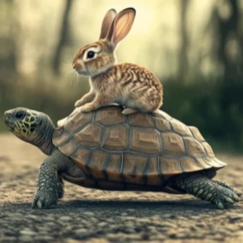 The Friendship of a Turtle and a Rabbit