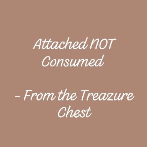 Attached, NOT Consumed